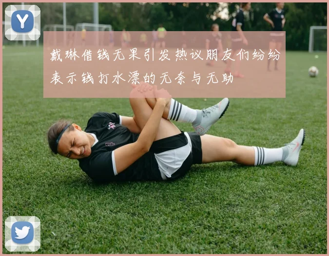 戴琳借钱无果引发热议朋友们纷纷表示钱打水漂的无奈与无助